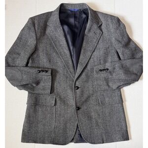 PENDLETON 44 Long - Men's VTG Herringbone Wool Elbow Patch USA Blazer Sport Coat